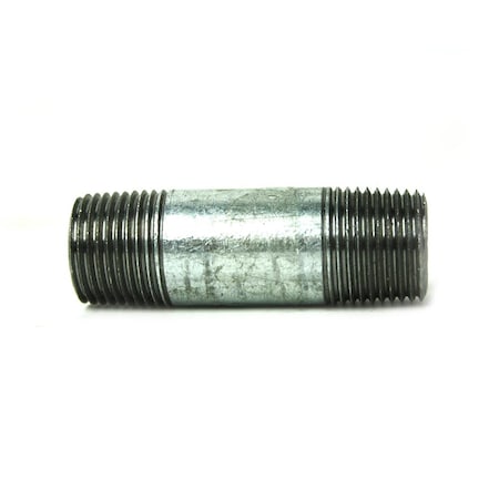 Thrifco Plumbing 3/8 Inch x 2-1/2 Inch Galvanized Steel Nipple 5219085
